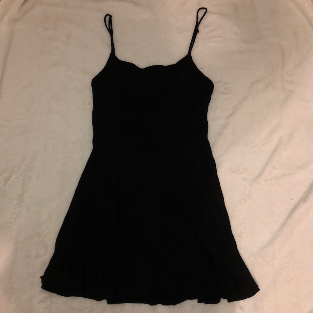 Black Open Backed Dress